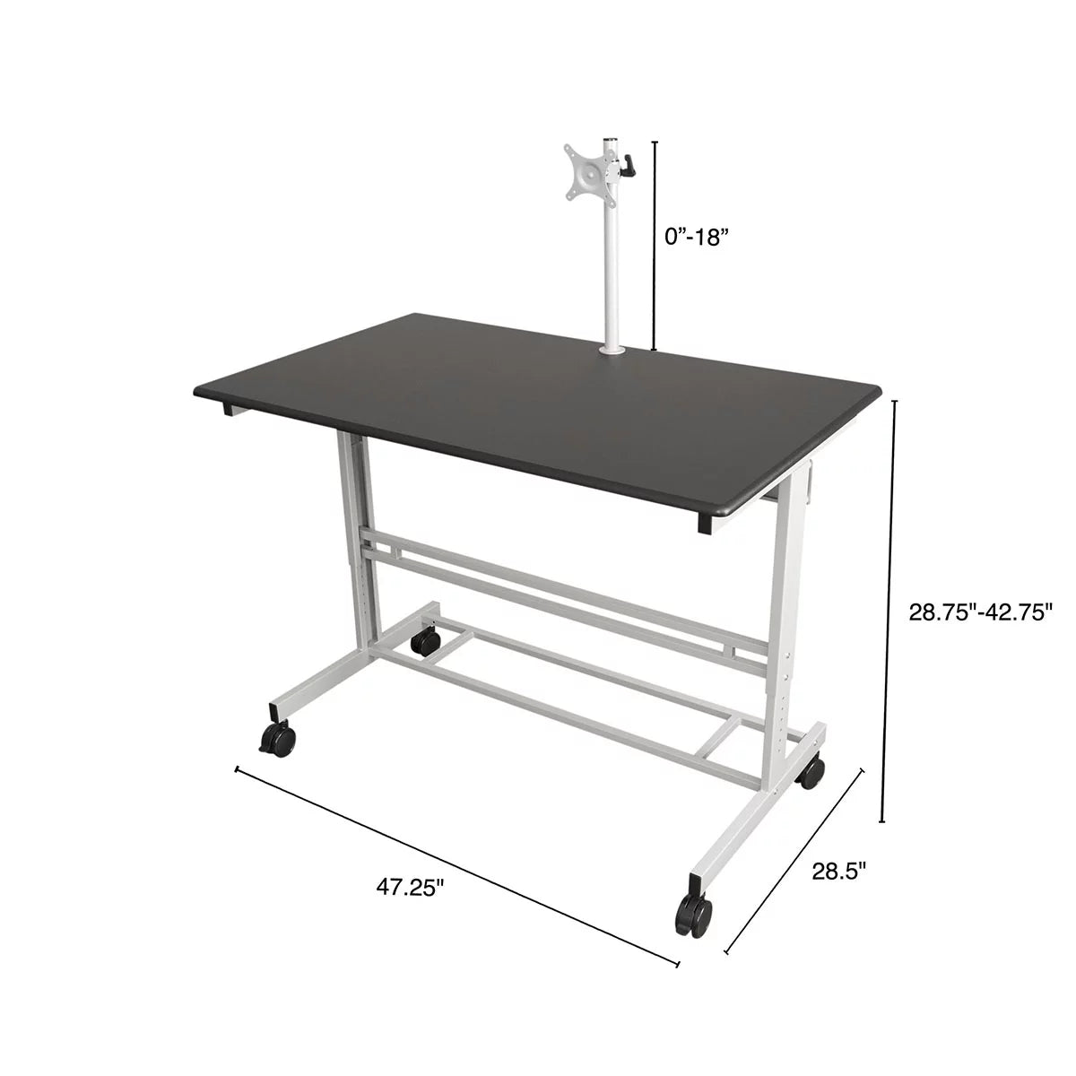 Stand Up Desk with Monitor Mount V271
