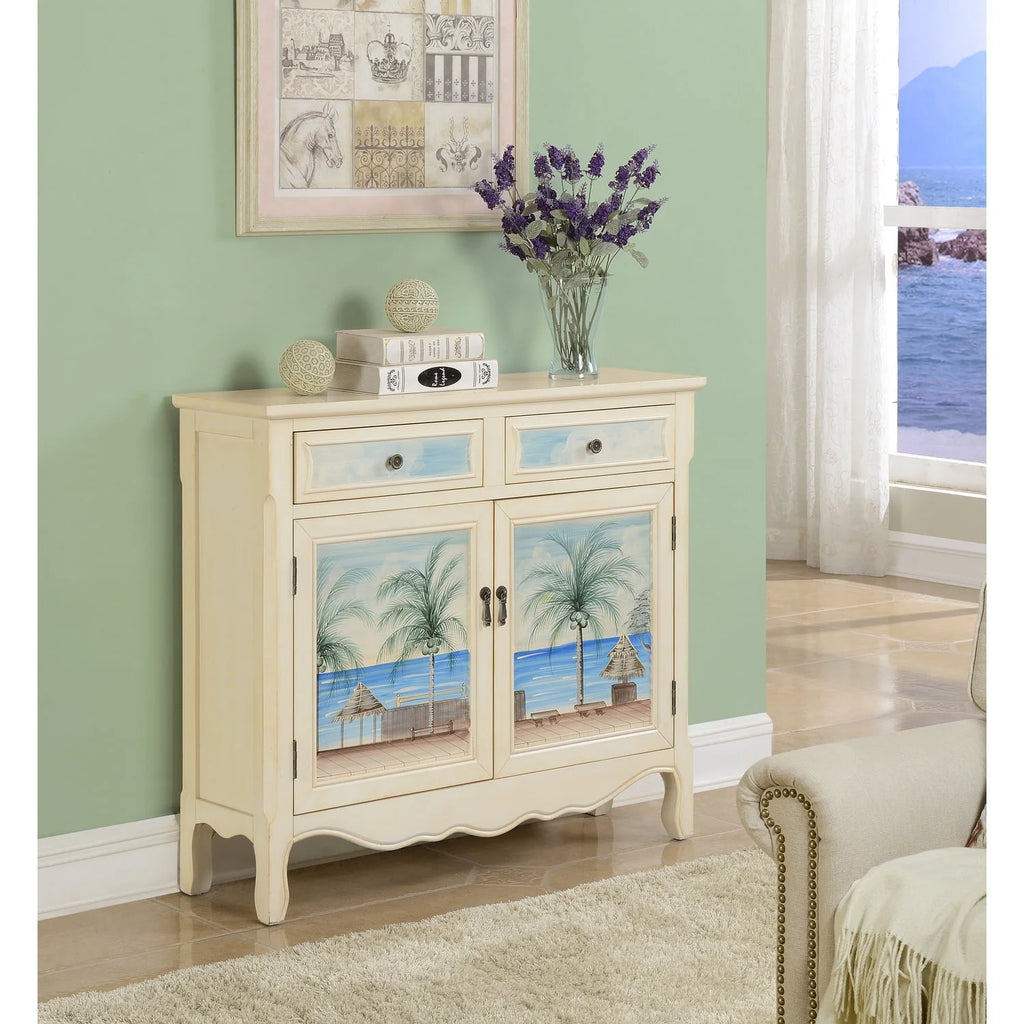 Two Drawer Two Door Cupboard M8859