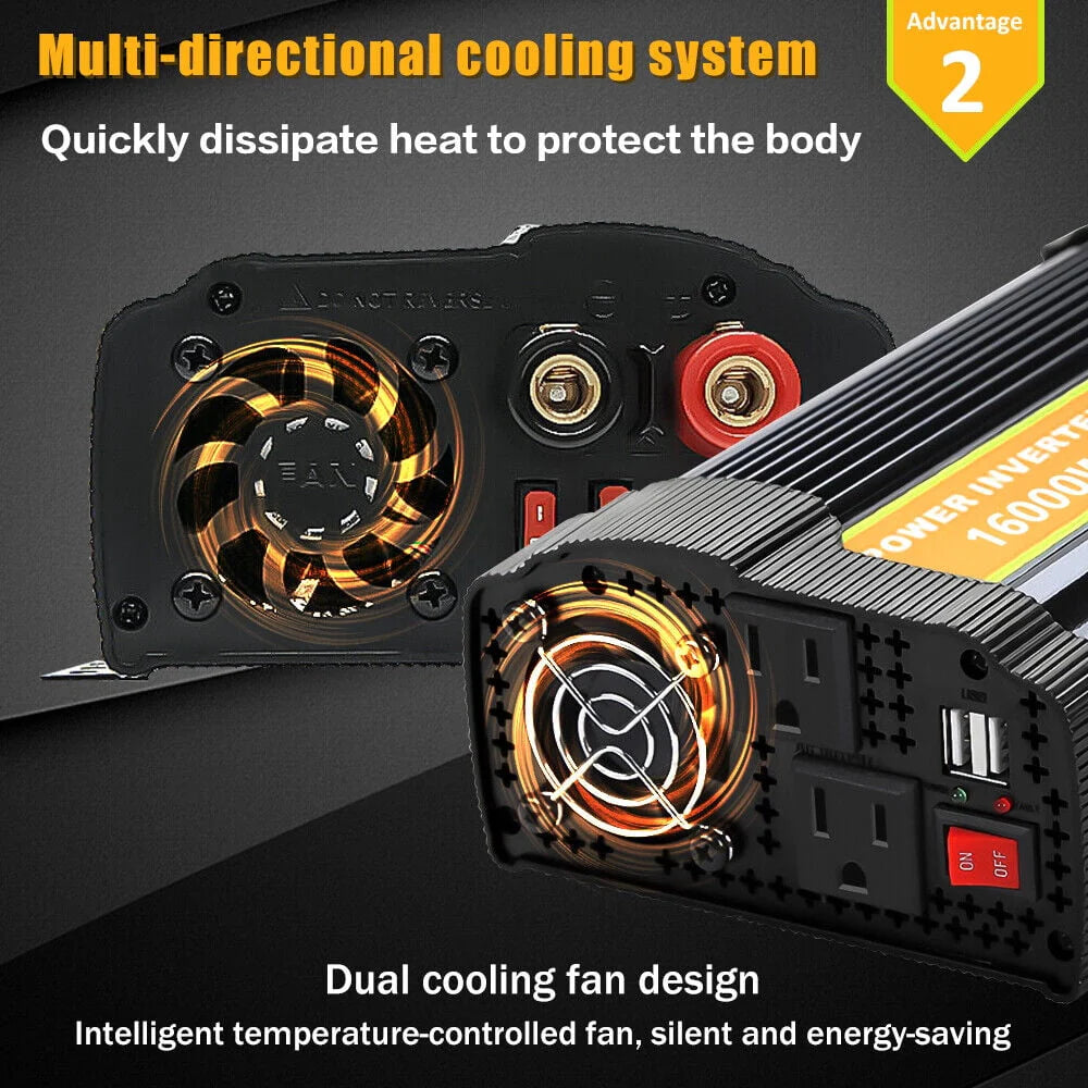 8000 Watts Pure Sine Wave Power Inverter X561397