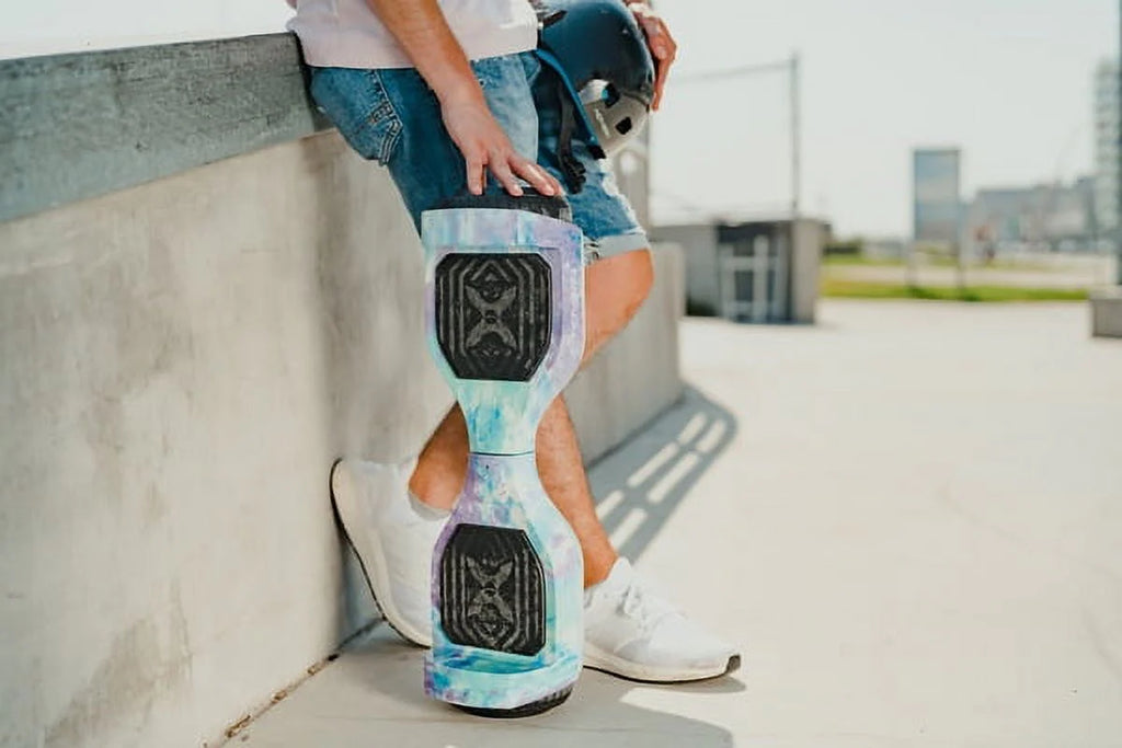 Black Hoverboard with LED Headlights G3084