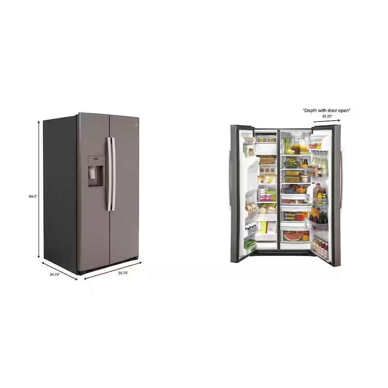 25.1 cu. ft. Side by Side Refrigerator F2400