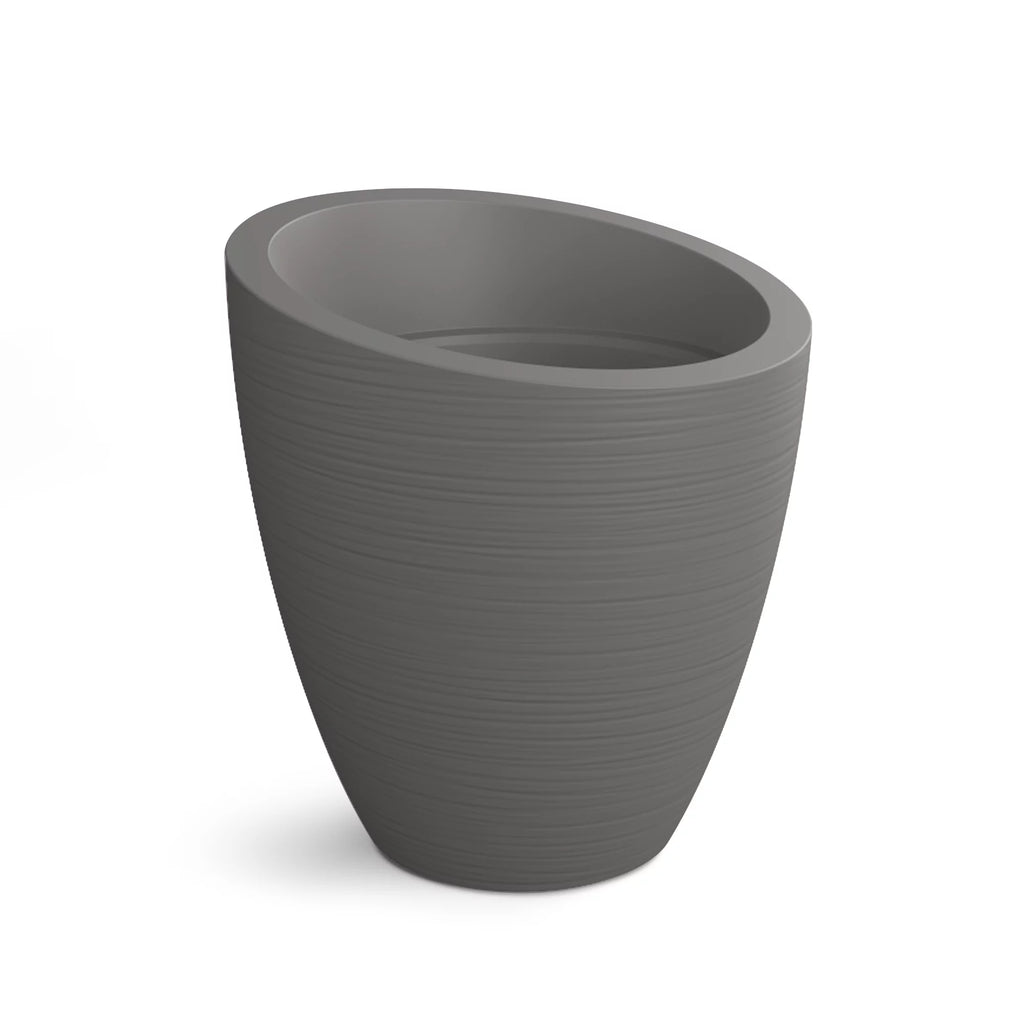 30" Round Planter Graphite Grey Q61215