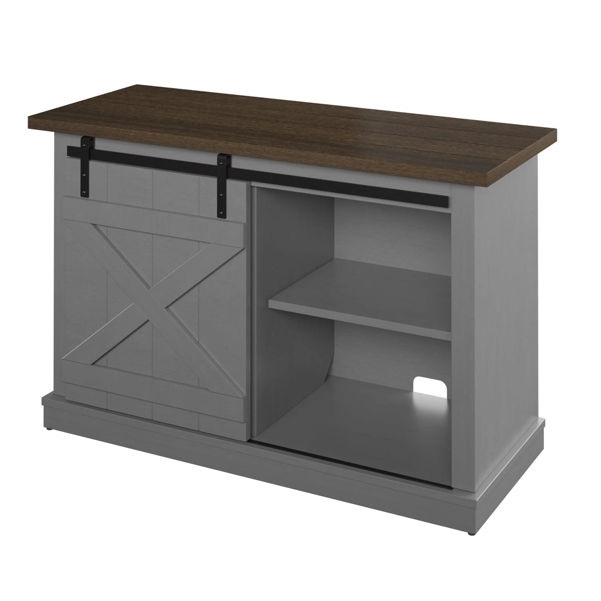 White Farmhouse TV Stand L849