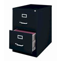 Black Metal 2-Drawer Legal-Size Vertical File Cabinet M38846