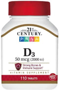 Vitamin D3 2000 IU Tablets Pack of 6 N8927