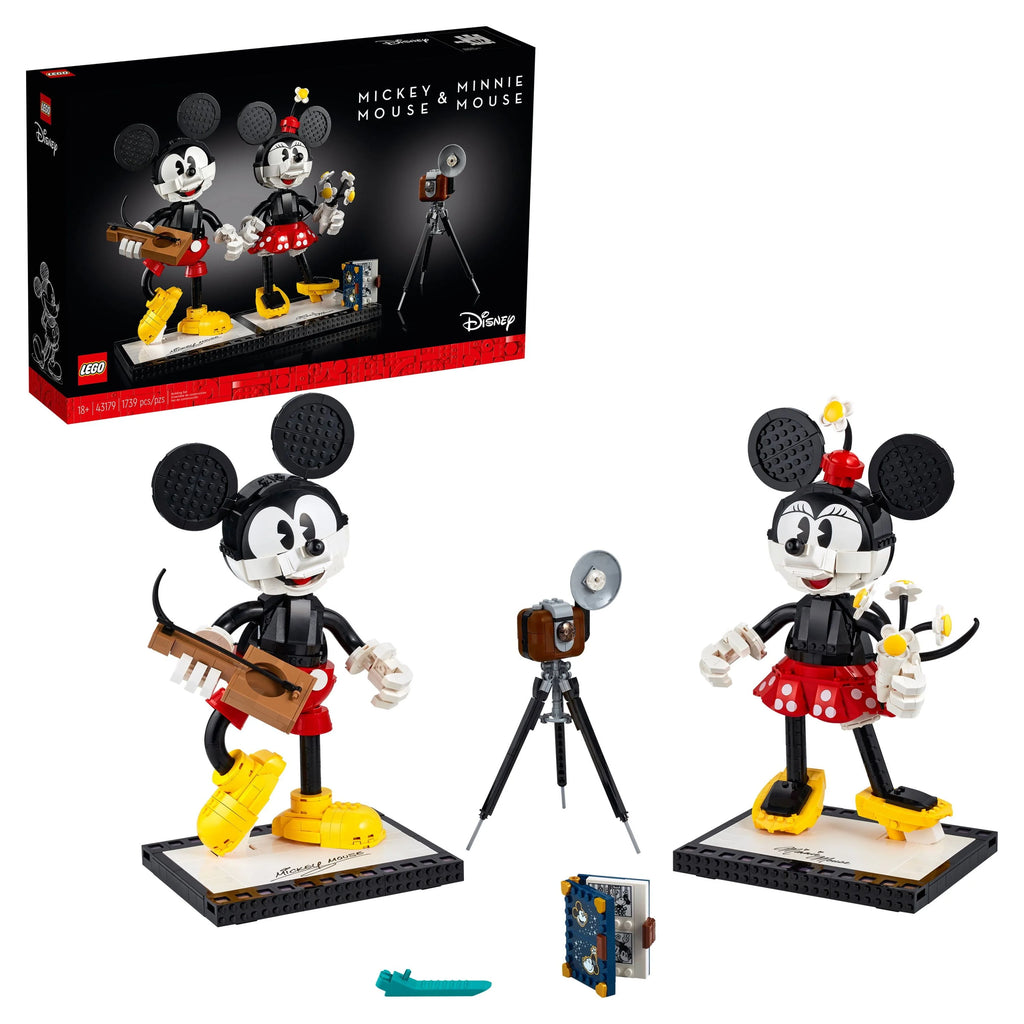 Mickey Mouse & Minnie Mouse Buildable Characters 1,739 Pieces D56634