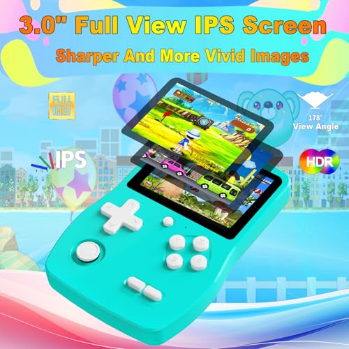 Blue Handheld Electronic Gaming System J176