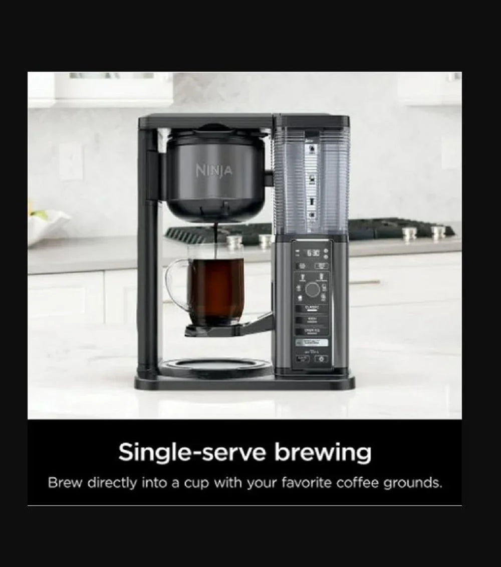 Specialty Coffee Maker with Frother and Glass Carafe S4407