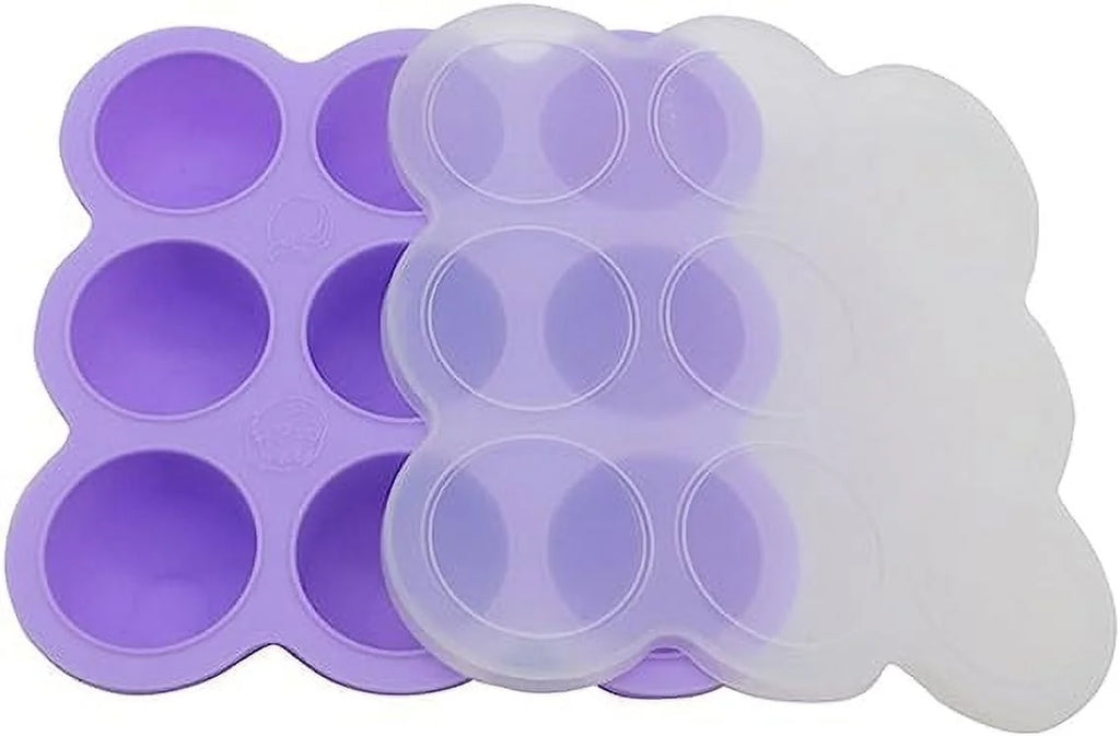 Silicone Egg Poachers Egg Bites Molds 9 Cups with Lid, Pack of 2 F175431