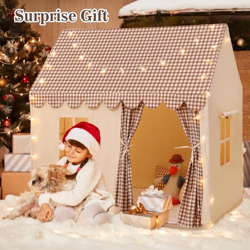 Kids Play Tent with Roll-up Door and Windows E5695