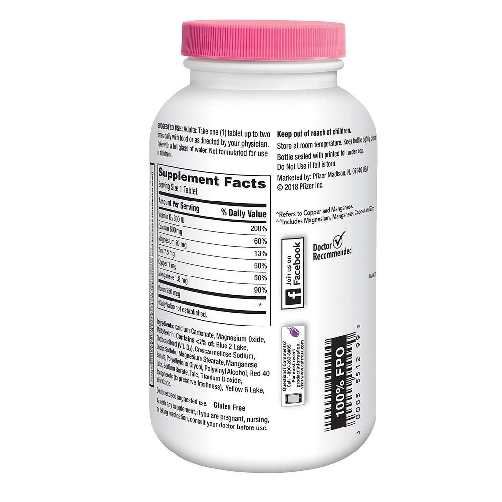 Calcium & Vitamin D3 Supplement Tablet 600 mg 320 ct Y46685