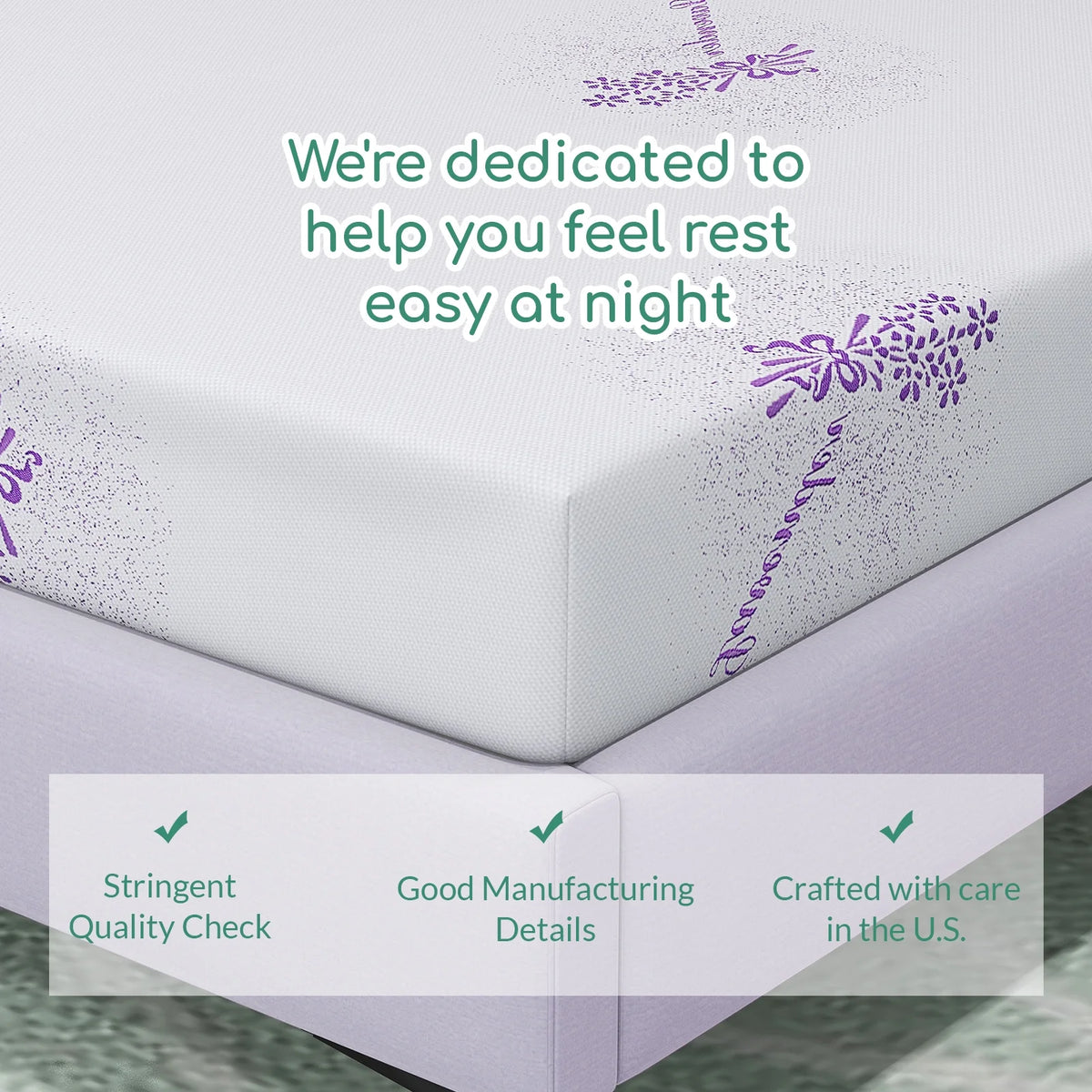 6 inch Gel Memory Foam Twin Mattress V4903
