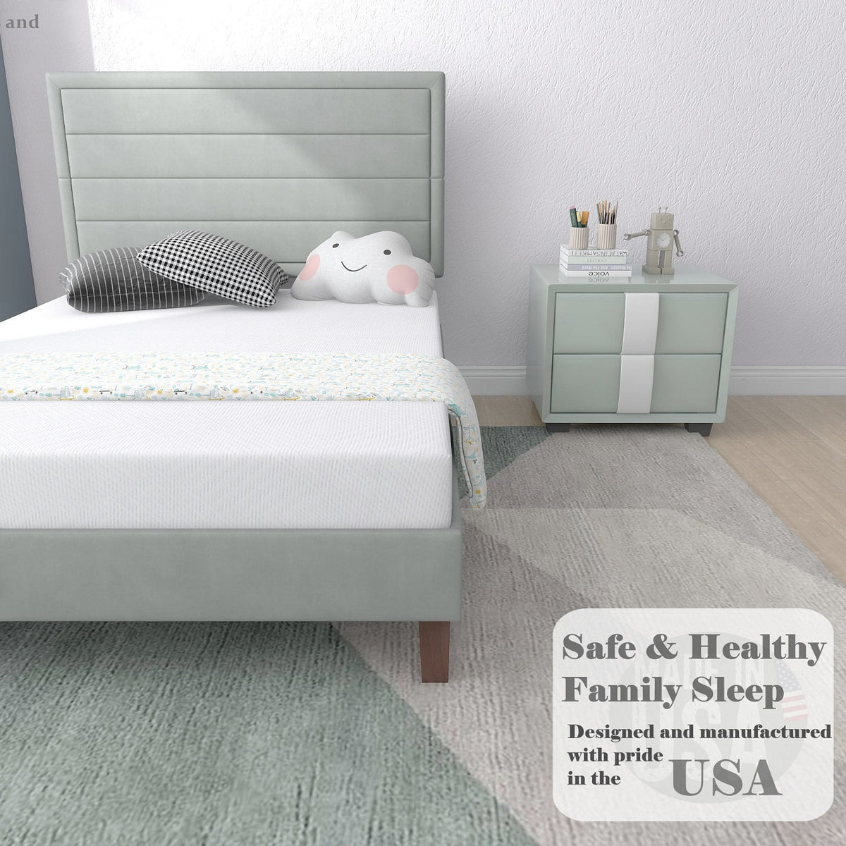6 inch Medium Firm Memory Foam Mattress R987298