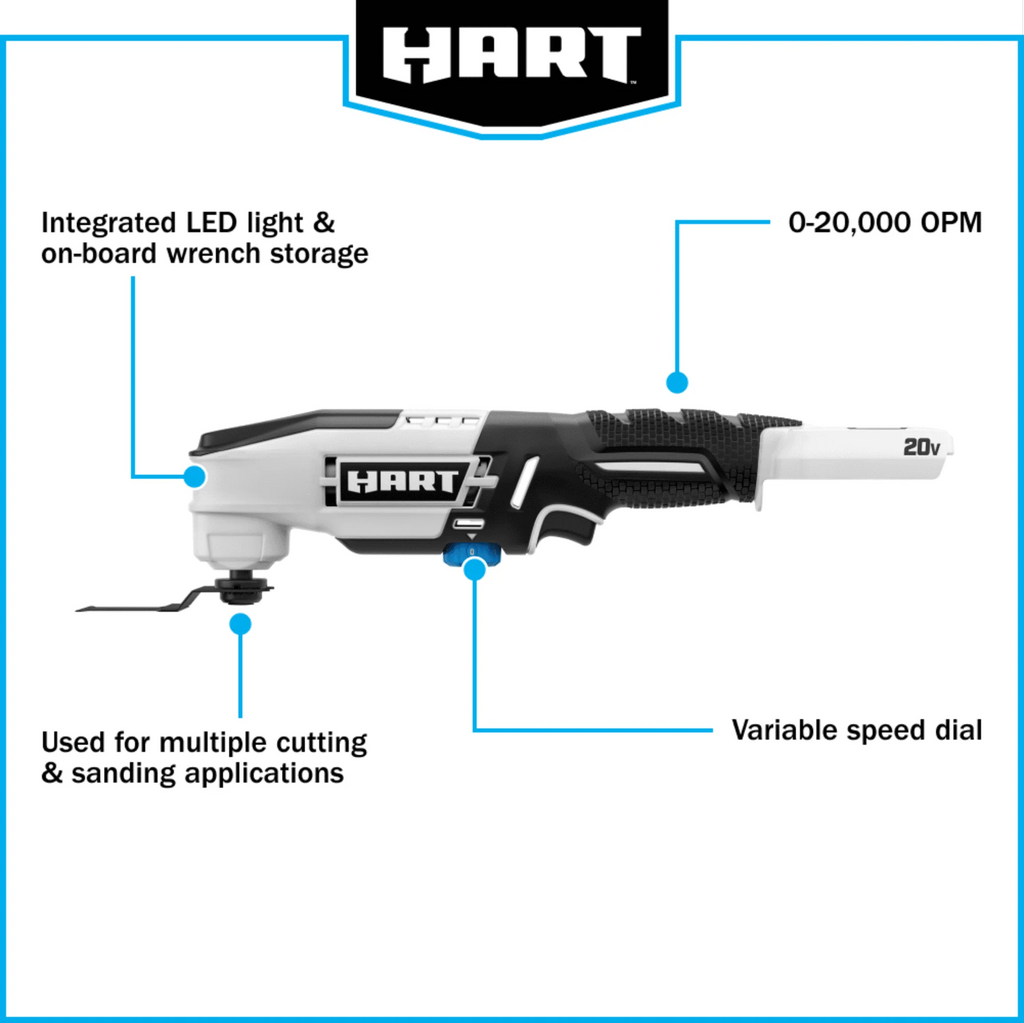 Cordless Oscillating Multi-Tool with Accessories D1301