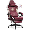 Blue Ergonomic Gaming Chair with Footrest R4799