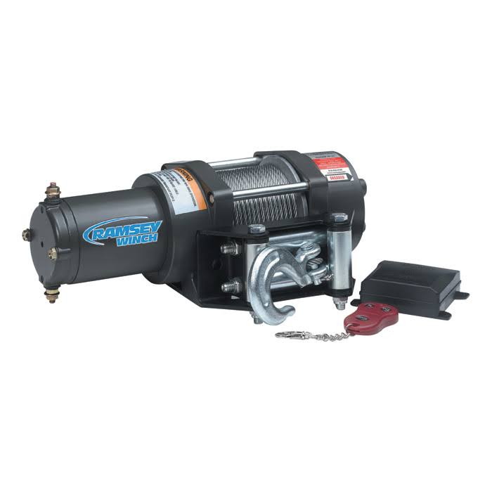 12V DC Winch with Wireless Remote 2500 lbs Capacity P640