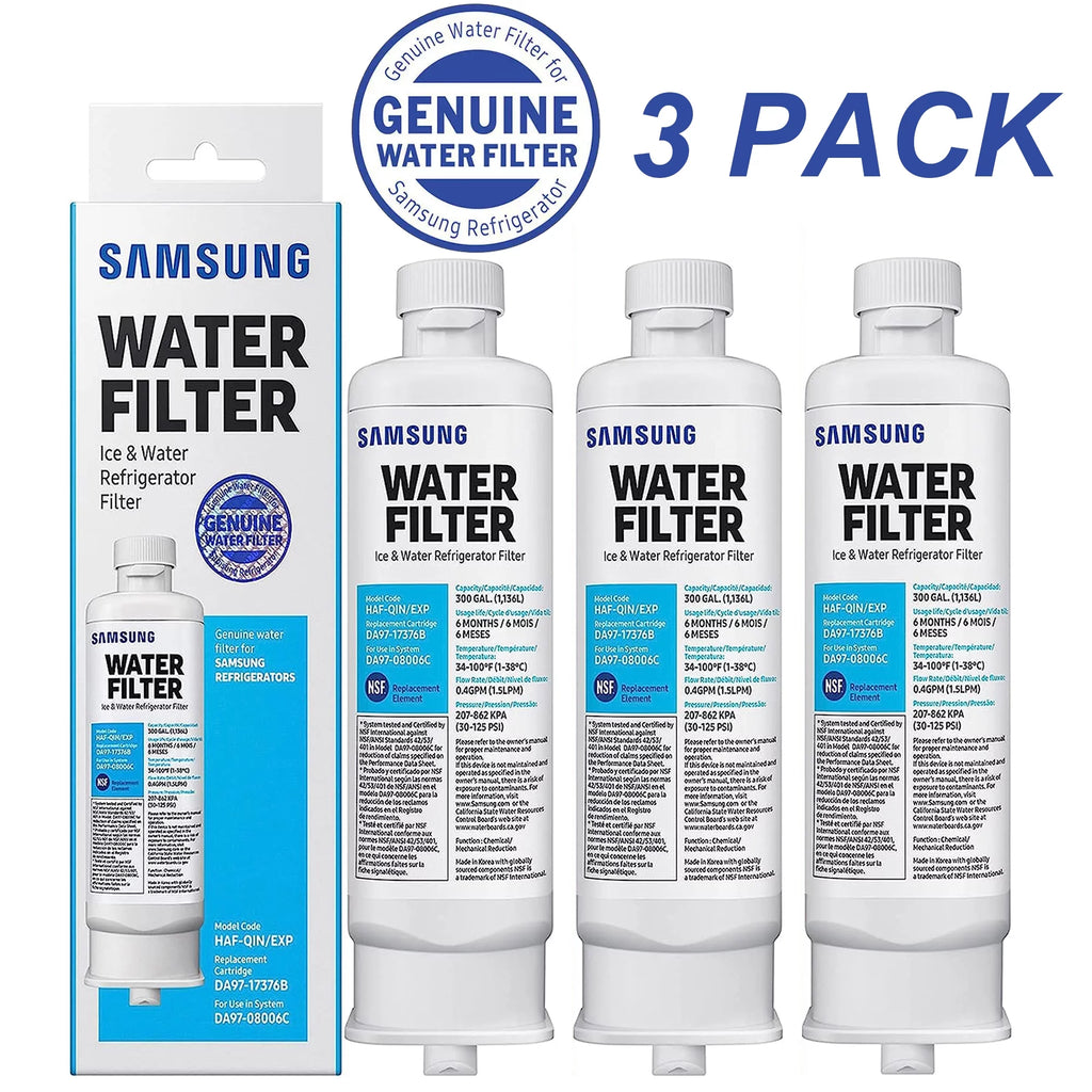 Refrigerator Water Filter, NSF Certified, 3 Pack Y969260