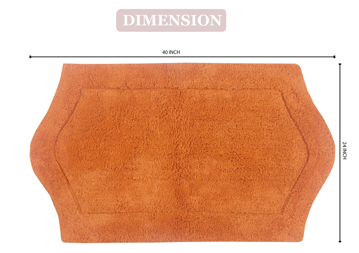 100% Cotton Tufted Non-Slip Bath Rug 24"x40" L515