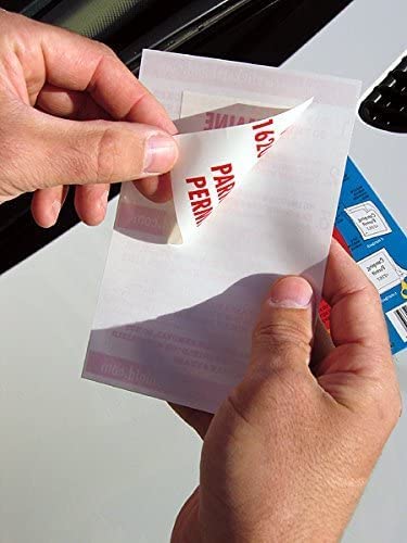 Windshield Sticker Applicator 4 inch x 6 inch Sheets Pack of 2 H304358
