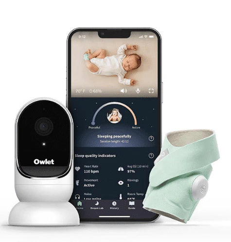 Portable Video Baby Monitor with HD Camera and Heart Rate Tracker U63648