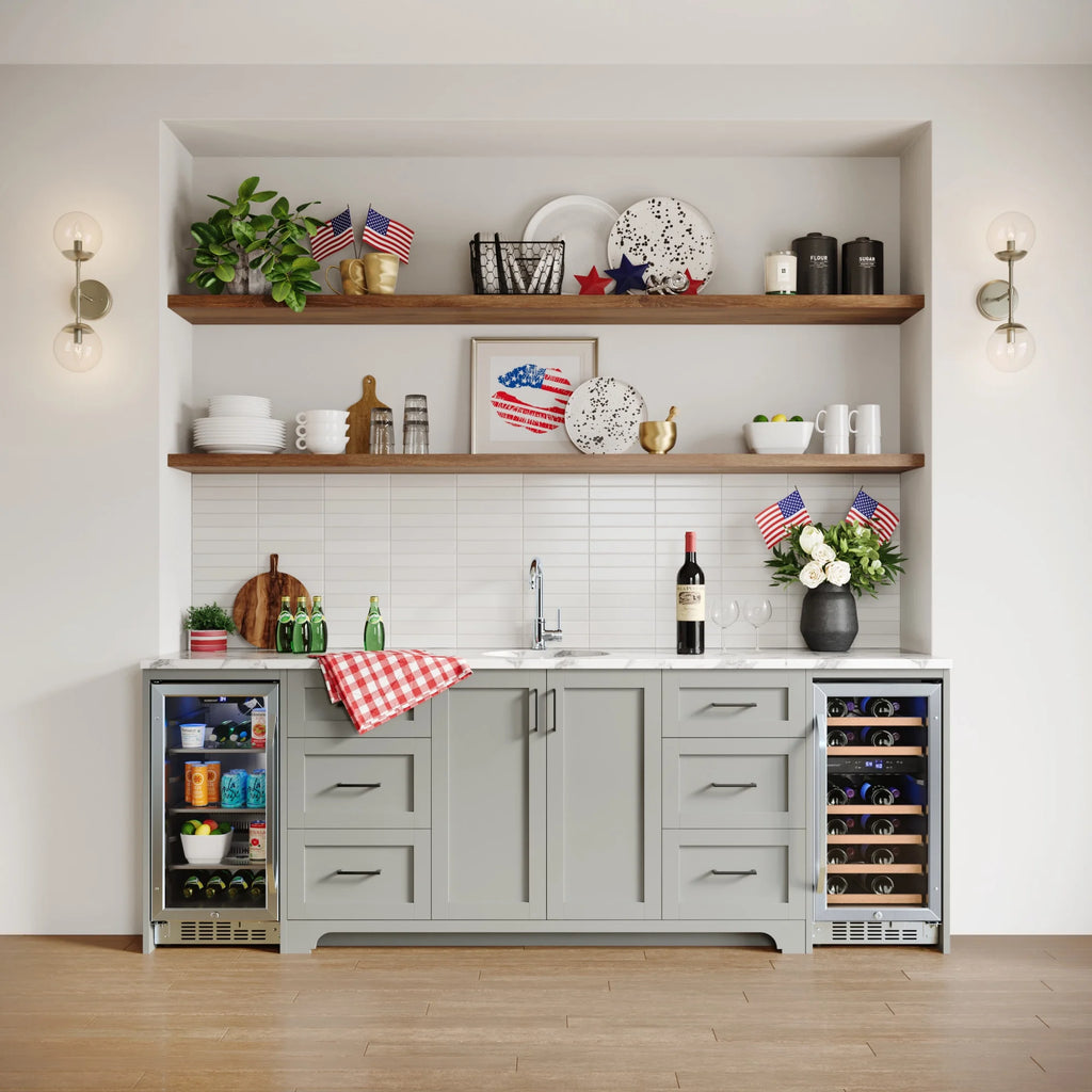 24 Wide 142 Can Built-In Beverage Cooler Stainless Steel P701374