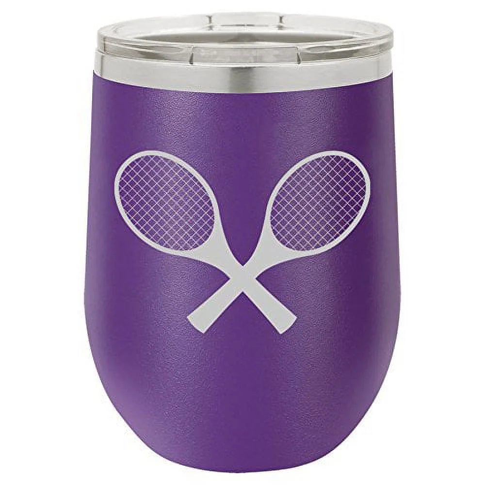 12 oz Insulated Stainless Steel Wine Tumbler With Lid Y826142