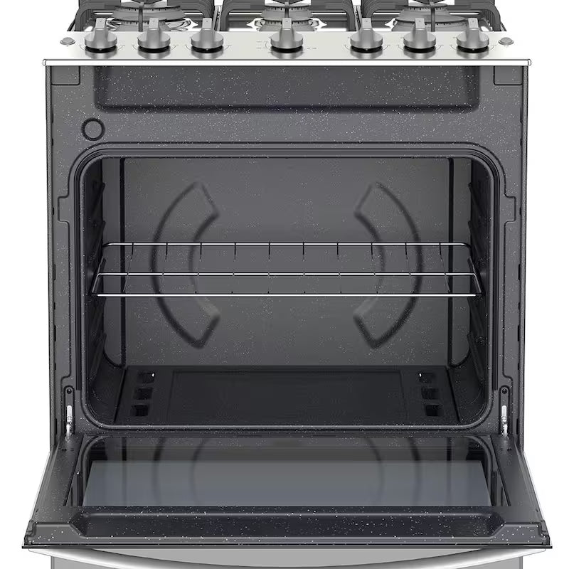 6-Burners Freestanding Gas Range in Silver C13864
