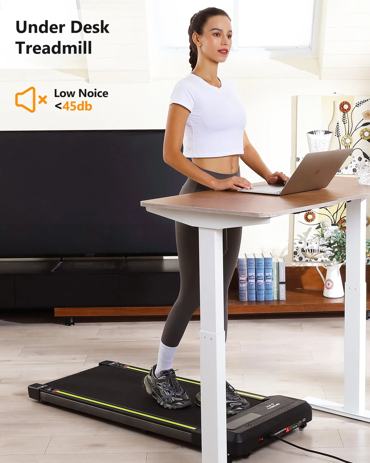 Walking Pad Treadmill 265 lb Capacity with LCD Display M428