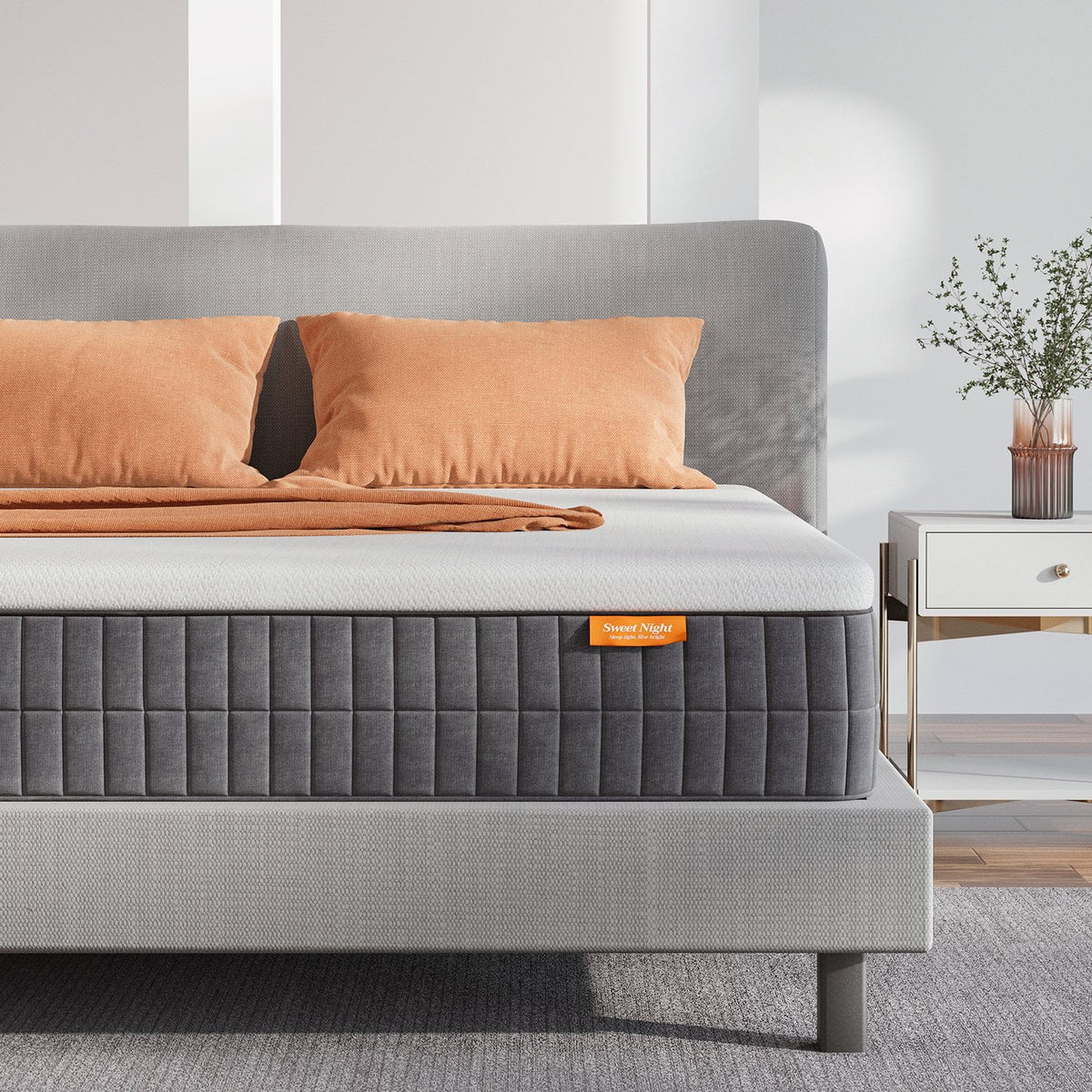 12 Cool Gel Memory Foam Medium Firm King Mattress L771402