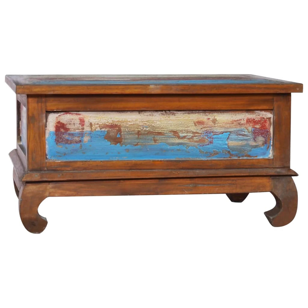 Coffee Table with Storage Drawer Reclaimed Teak Wood B673