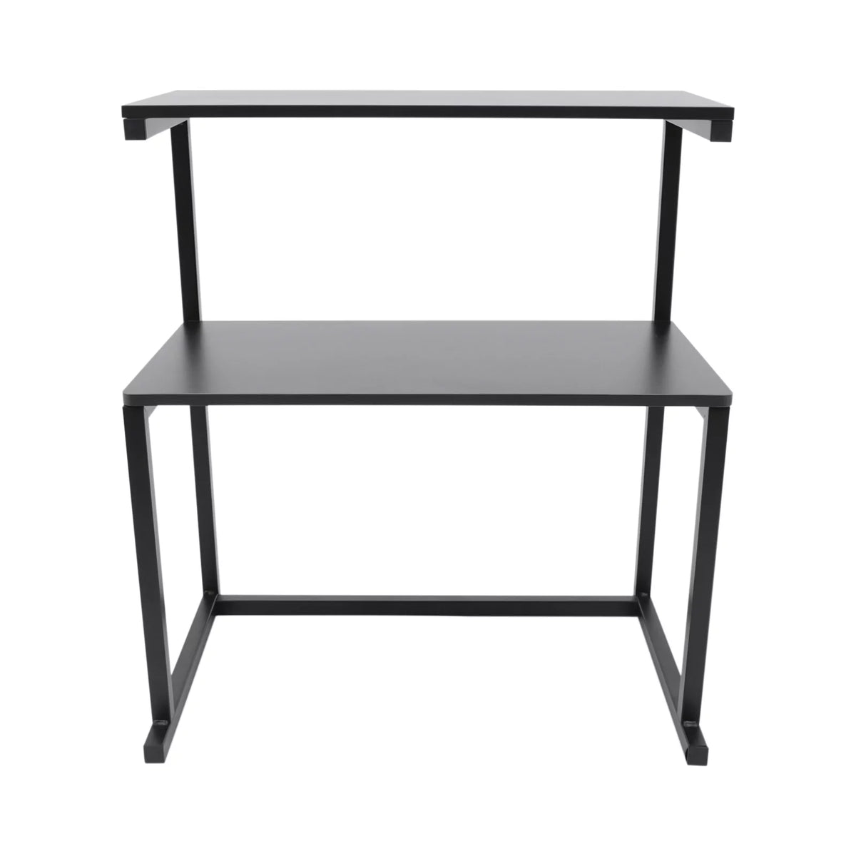 3-Tier Printer Stand Black Desk Shelves Q833336