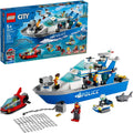 Police Patrol Boat Building Kit 276 Pieces F3125