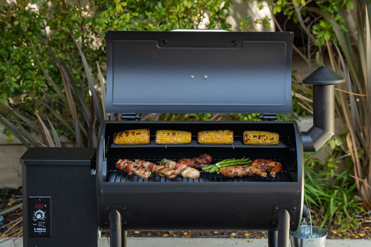 Wood Pellet Grill & Smoker 8-in-1 with Automatic Temperature Control T261111