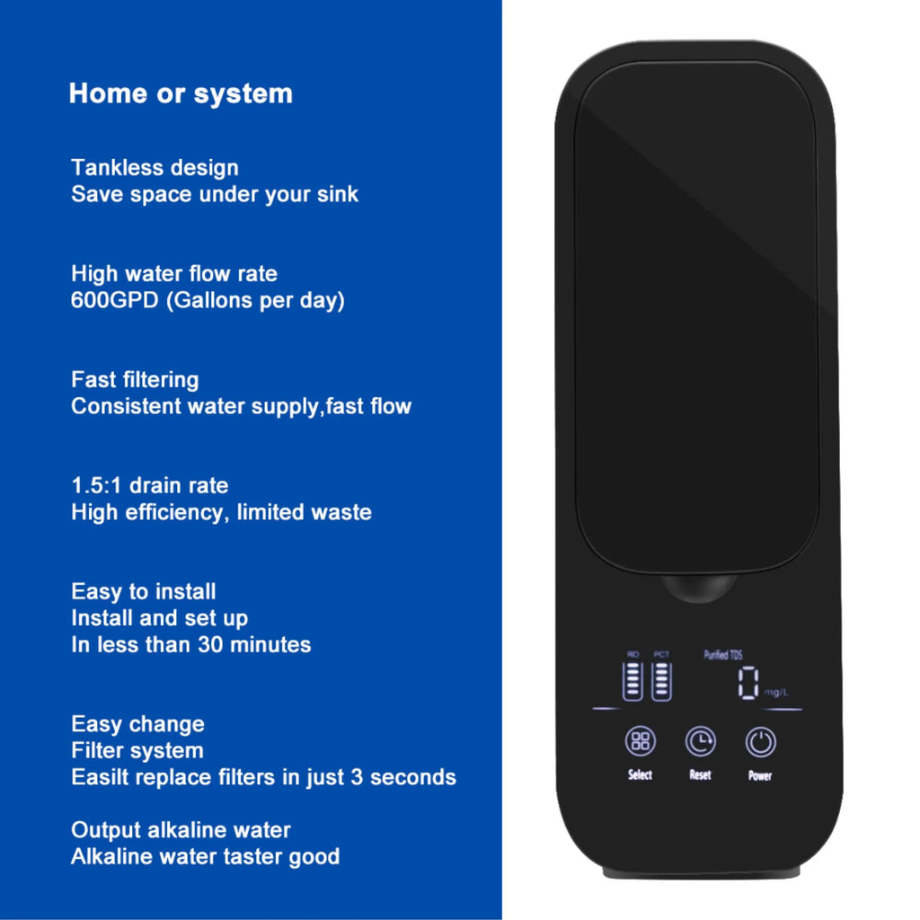 600GPD 0.0001 Micron RO Water Purifier K439