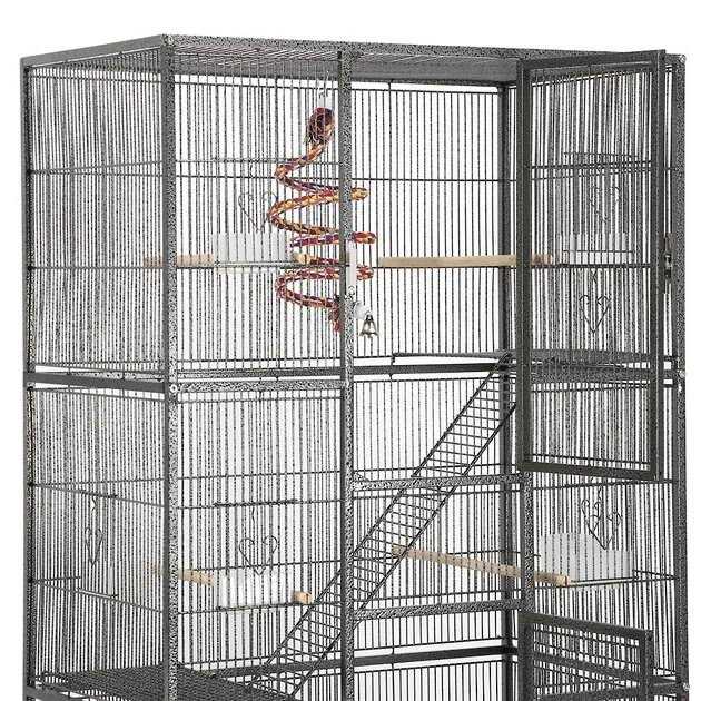 69-in Parrot Cage with Detachable Stand F679