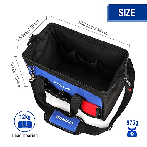 18-inch Wide Mouth Storage Tool Bag with Shoulder Strap S947661