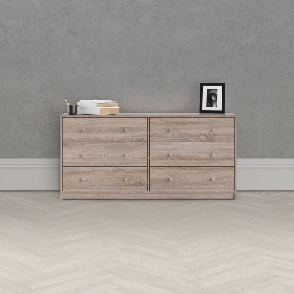 6 Drawer Double Dresser J28001