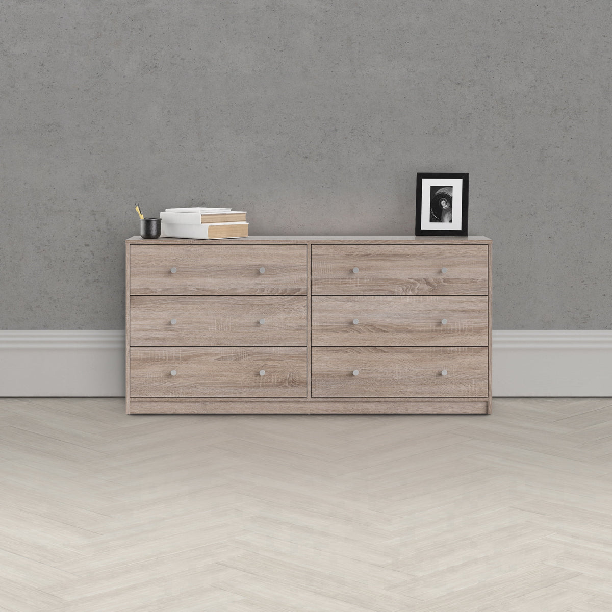 6 Drawer Double Dresser J28001