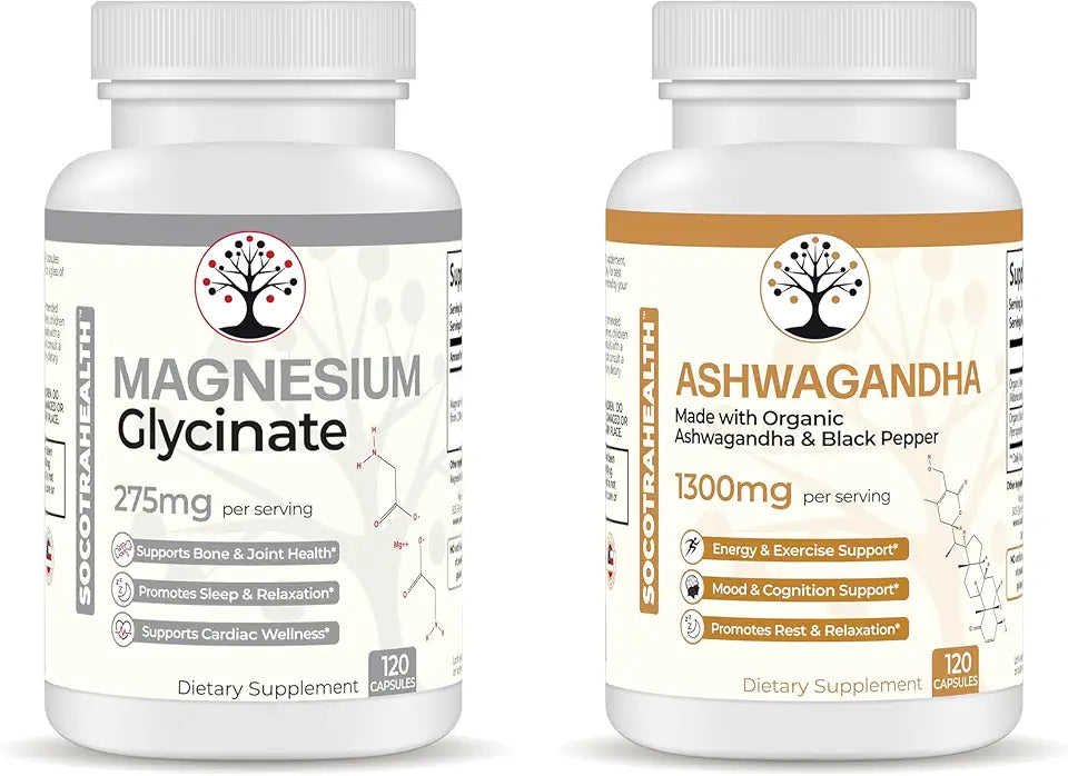 Magnesium Glycinate and Ashwagandha Bundle I119