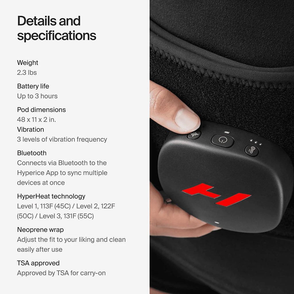 Black Heated Back Massager E9819