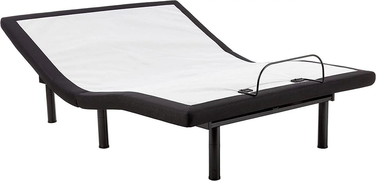 Adjustable Queen Bed with USB Ports in Black V228