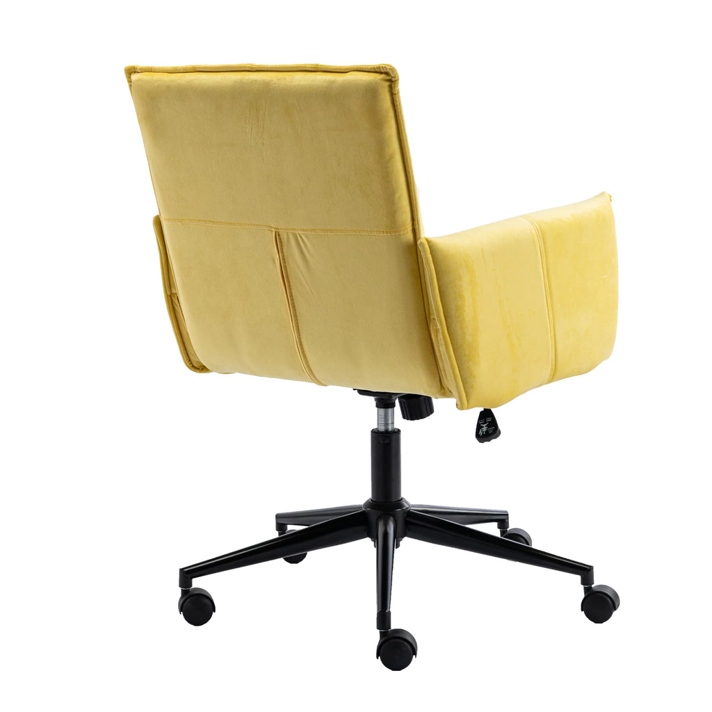 Velvet Fabric Adjustable Swivel Accent Chair O756