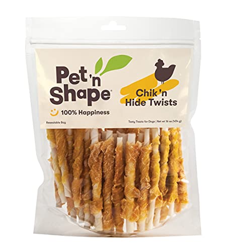 Chicken Wrapped Rawhide Natural Dog Treats 16 oz R968723