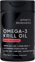Omega-3 Krill Oil 2000mg 60 Softgels W1396
