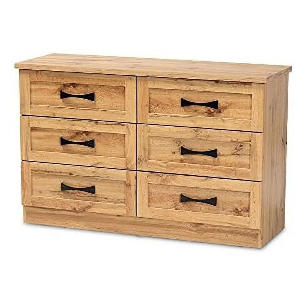 6 Drawer Wood Dresser Q18497