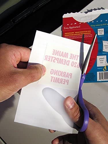 Windshield Sticker Applicator 4 inch x 6 inch Sheets Pack of 2 H304358