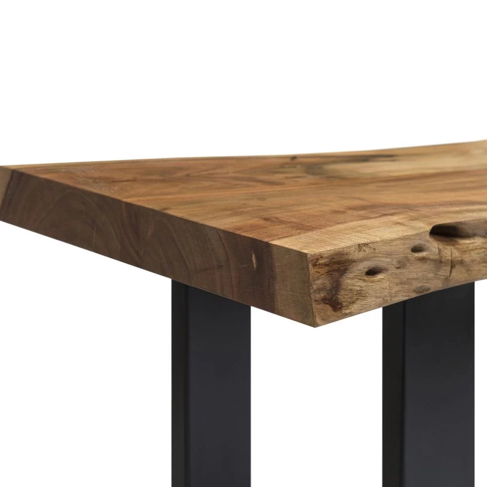 Natural Live Edge Wood 36" Bench I96599