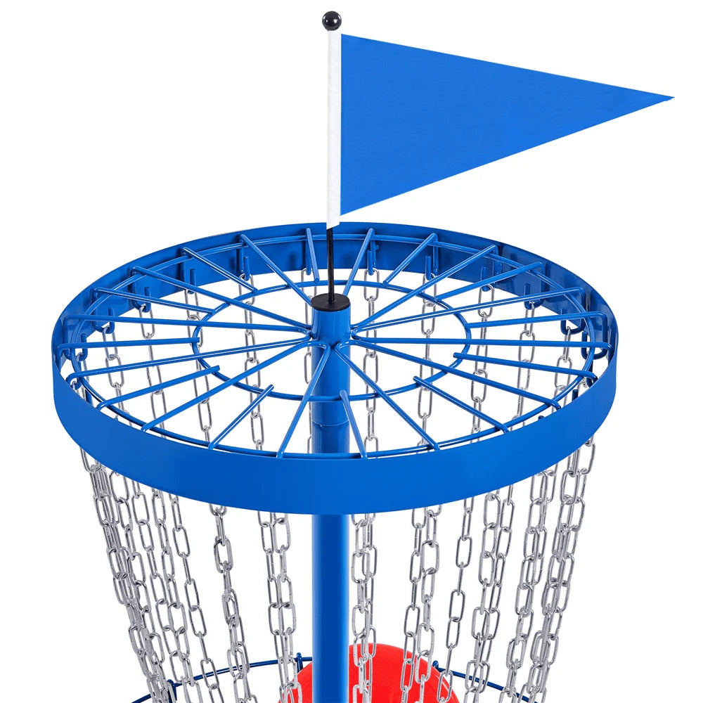 Portable Disc Golf Basket with 3 Discs and Carrying Bag Q66160