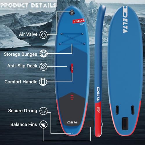 Inflatable Stand Up Paddle Board with Backpack F6126