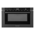 24 1.2 cu. ft. Black Stainless Steel Microwave Drawer W334181